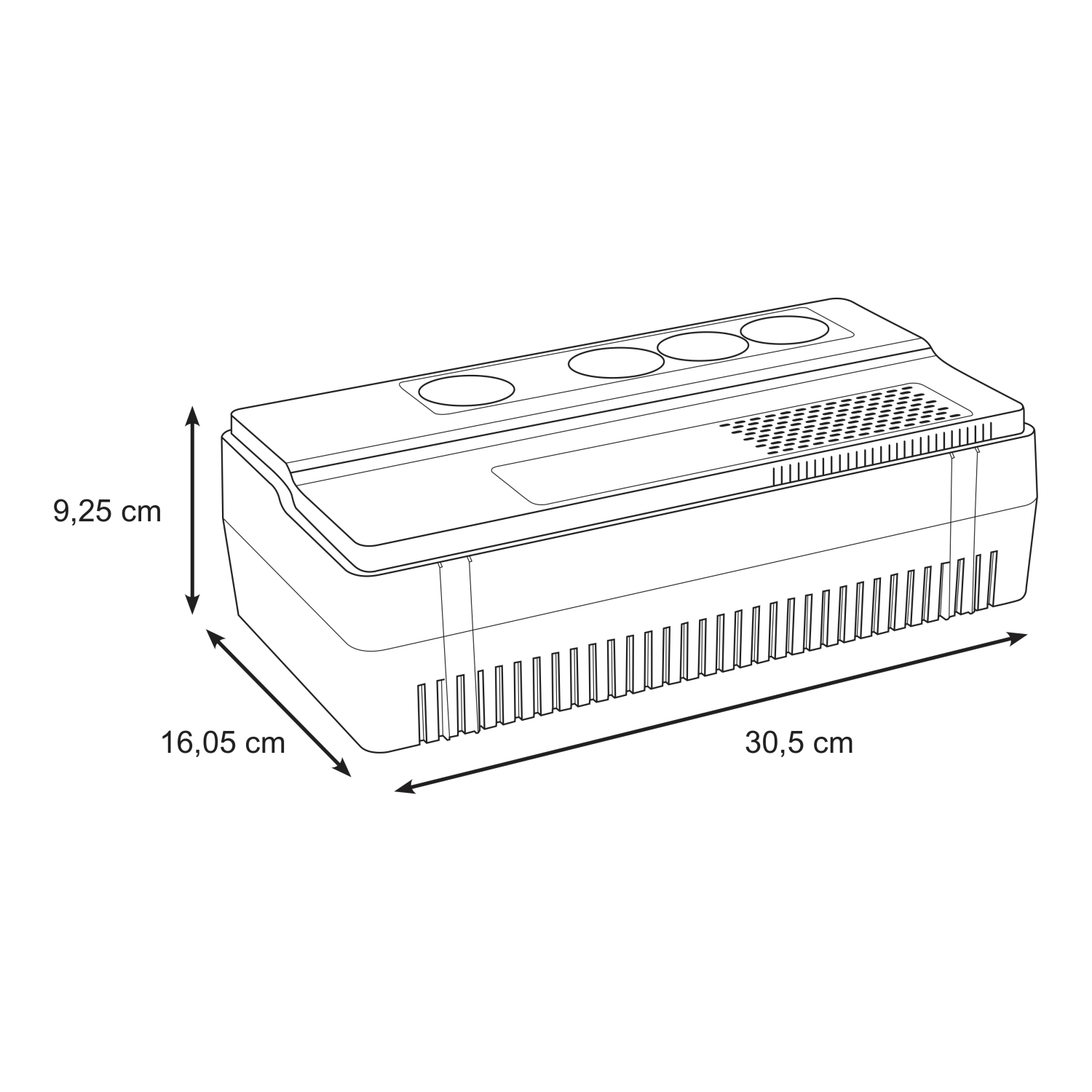 Schneider Electric BVS 650VA 4 Schuko Çıkış Kesintisiz Güç Kaynağı BVS650I-GR