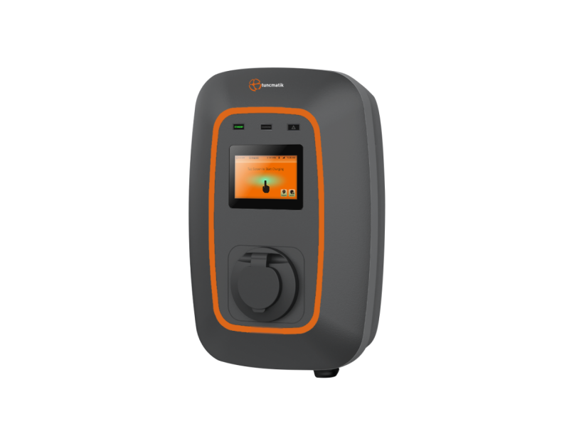 Tunçmatik Public Charger 22 kW AC | Ticari Elektrikli Araç Şarj İstasyonu