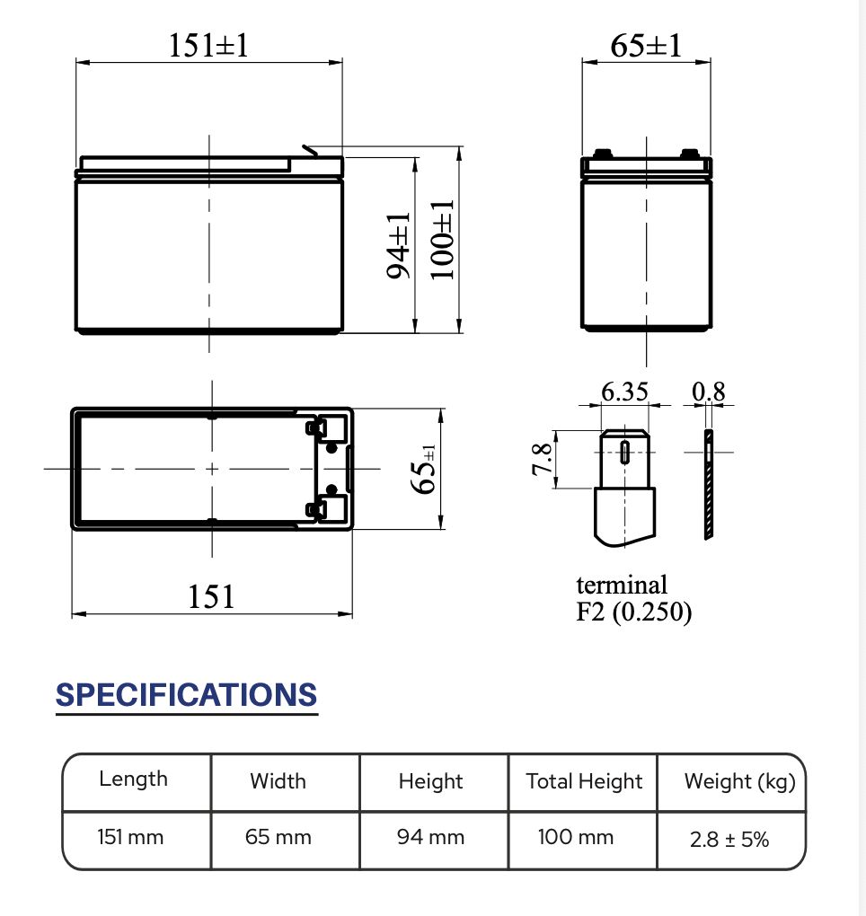 EnerRocket ES 9-12 12V 9Ah VRLA Bakımsız Kuru Akü