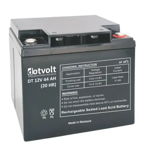 Dotvolt DT 12V 40Ah VRLA Bakımsız Kuru Akü