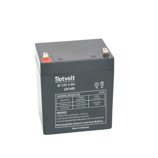 Dotvolt DT 12V 5Ah VRLA Bakımsız Kuru Akü